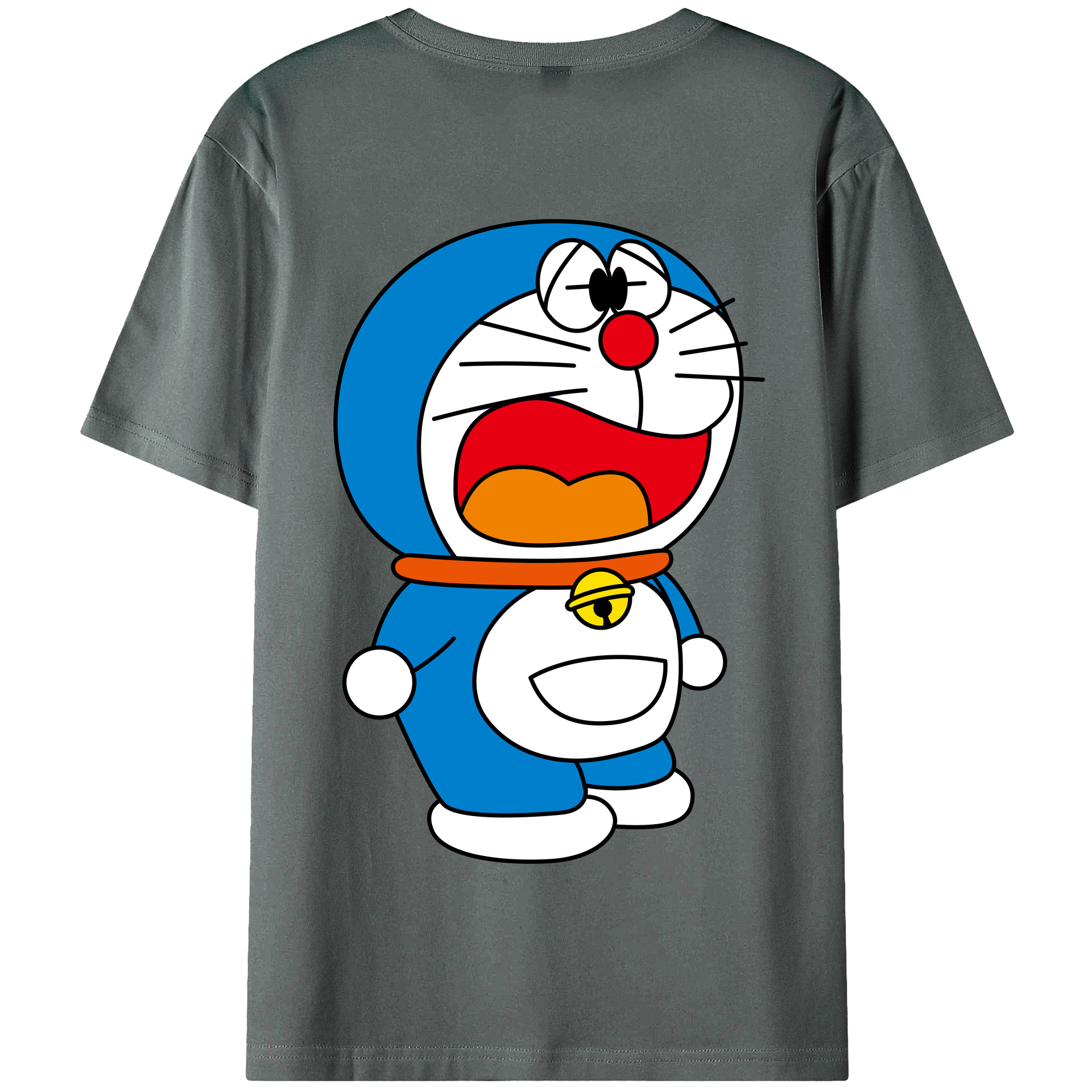 （画像用） ドラえもん Doraemon 綿100％半袖Tシャツ（背面プリント）